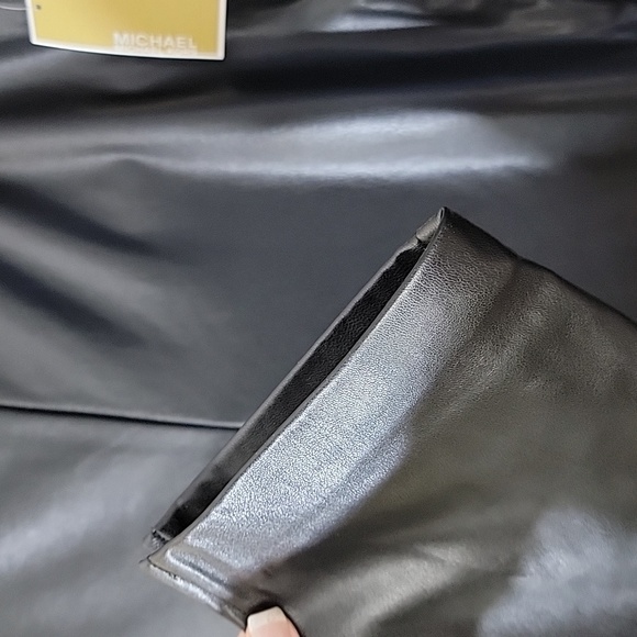 Michael Kors Faux Black Leather Pants - Picture 4 of 11